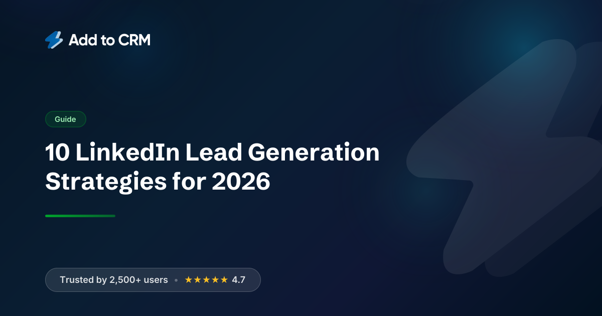 10 LinkedIn Lead Generation Strategies for 2026