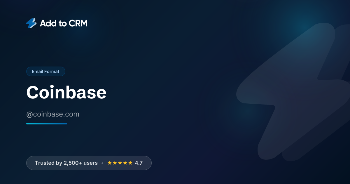 Coinbase Email Format | coinbase.com Email Addresses