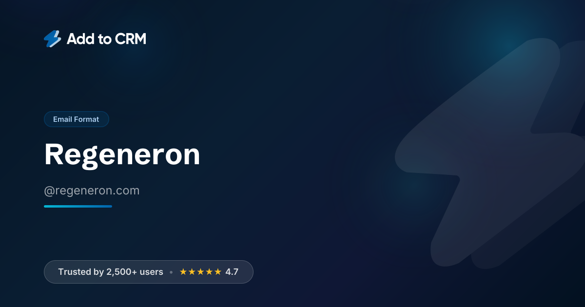 Regeneron Email Format | regeneron.com Email Addresses