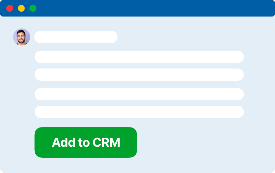 Click 'Add to CRM'